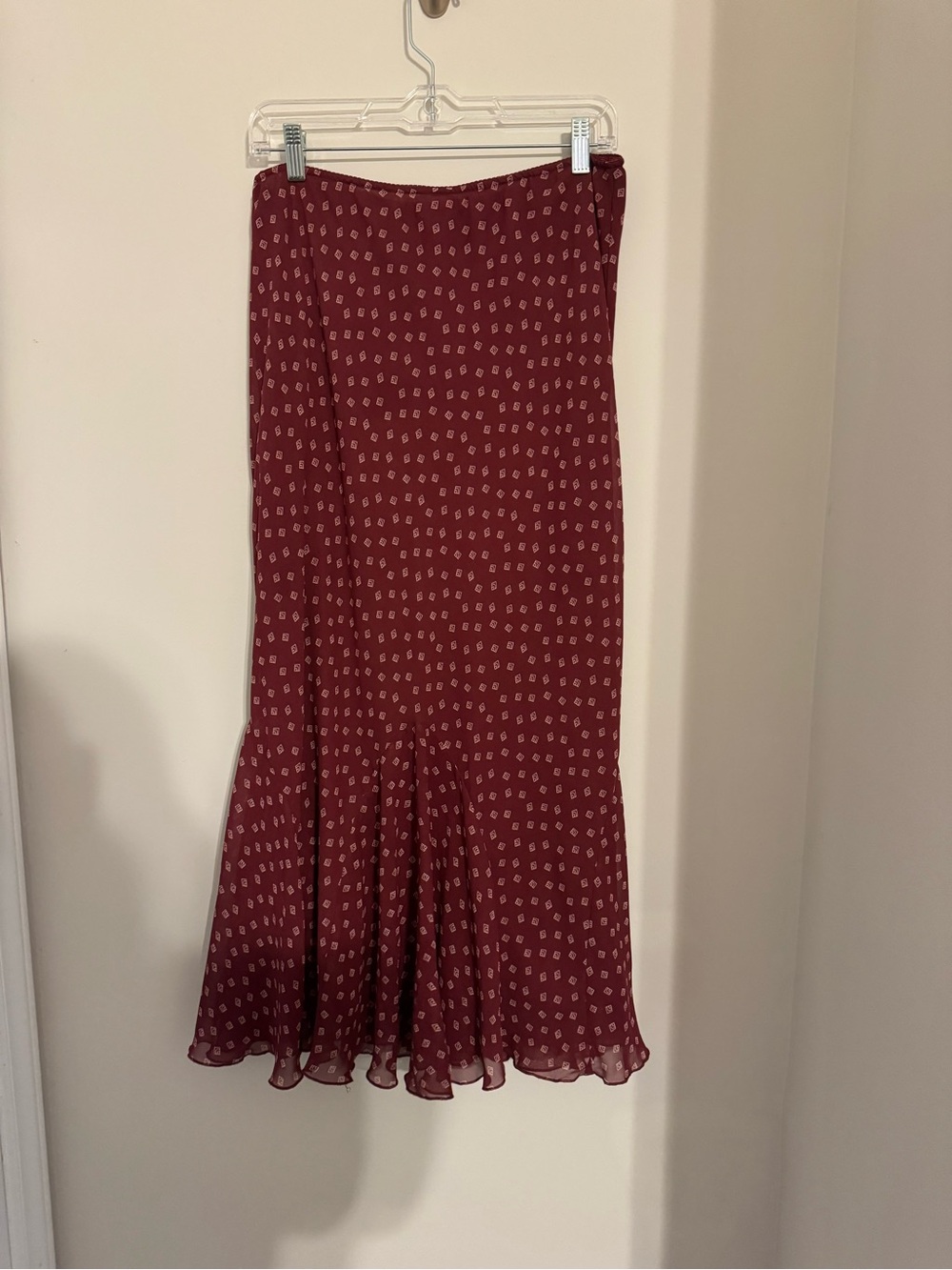 NWOT Vintage Women’s Tiered Printed Maxi Skirt - Picture 4 of 4